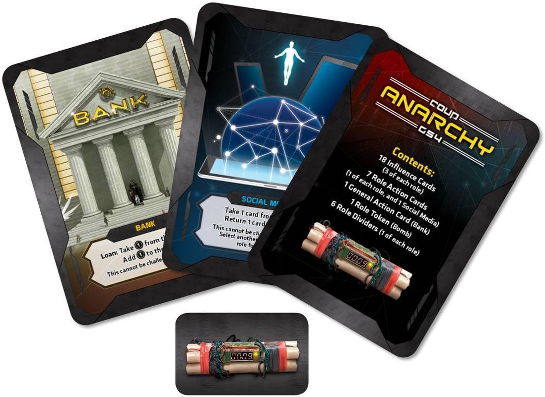 Indie Boards & Cards Coup Rebellion G54 Anarchy Card Game