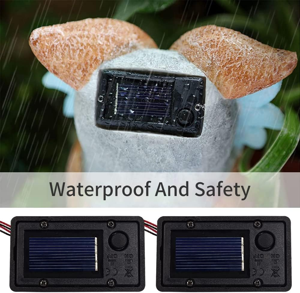 Battery Box, Solar Lantern Light Replacement Parts Top for Outdoor Hanging Lanterns Container Home Solar Lamp Hanging Lantern Led Accessories DIY Garden Decor (2PCS) image number 4