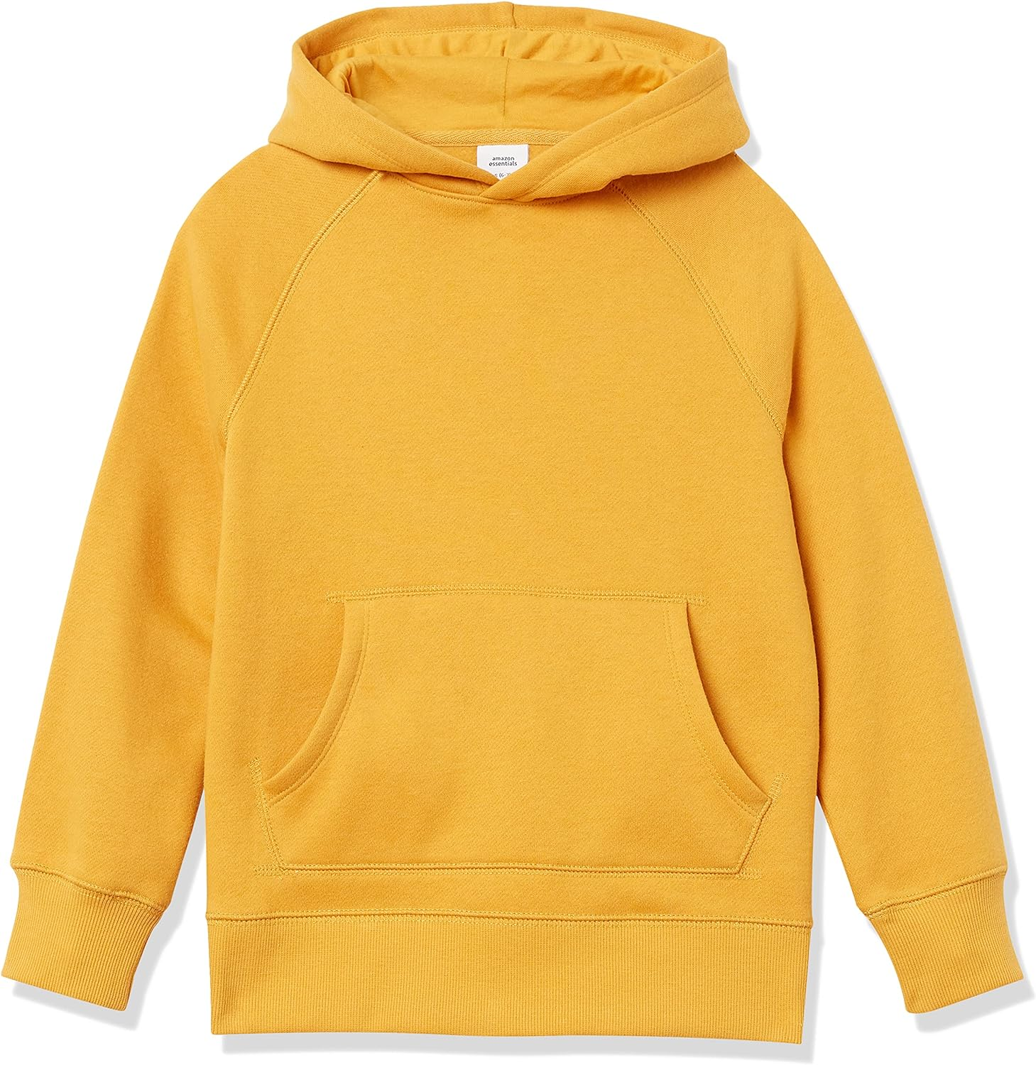 Amazon Essentials Boys' Fleece Pullover Hoodie Sweatshirts, Golden Yellow, Small image number 2