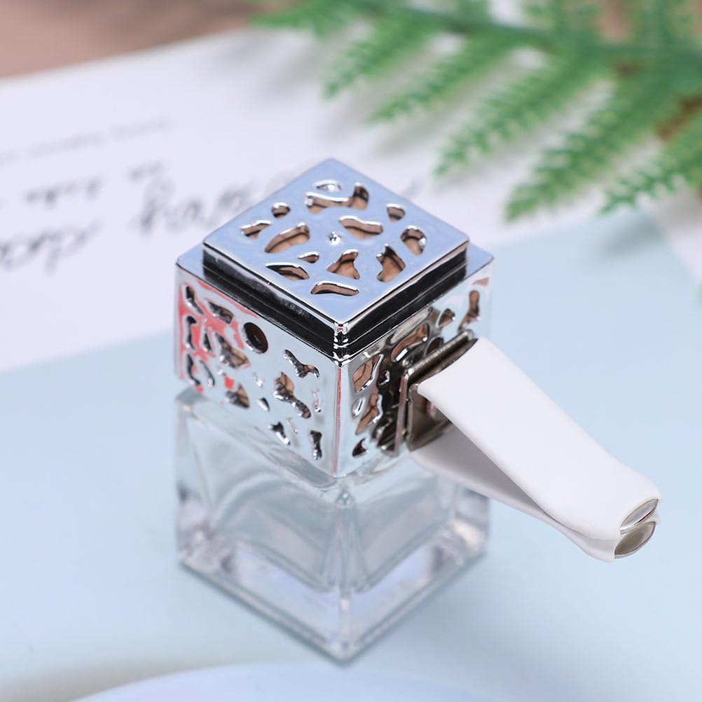 KALLORY 3PCS Car Air Freshener Bottle Empty Essential Oil Diffuser Bottle Car Air Freshener Perfume Diffuser Clip image number 5