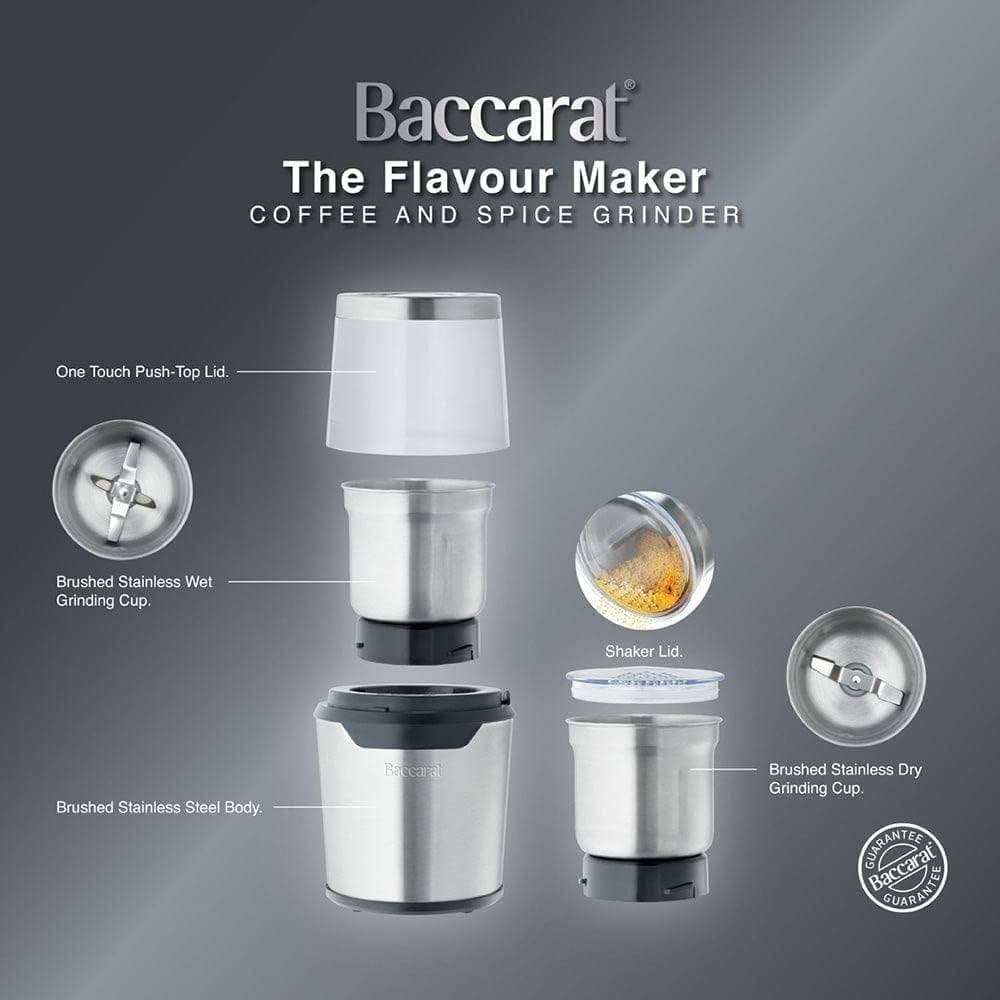 Baccarat the Flavour Maker Coffee & Spice Grinder 11.8X11.8X20.5Cm image number 3