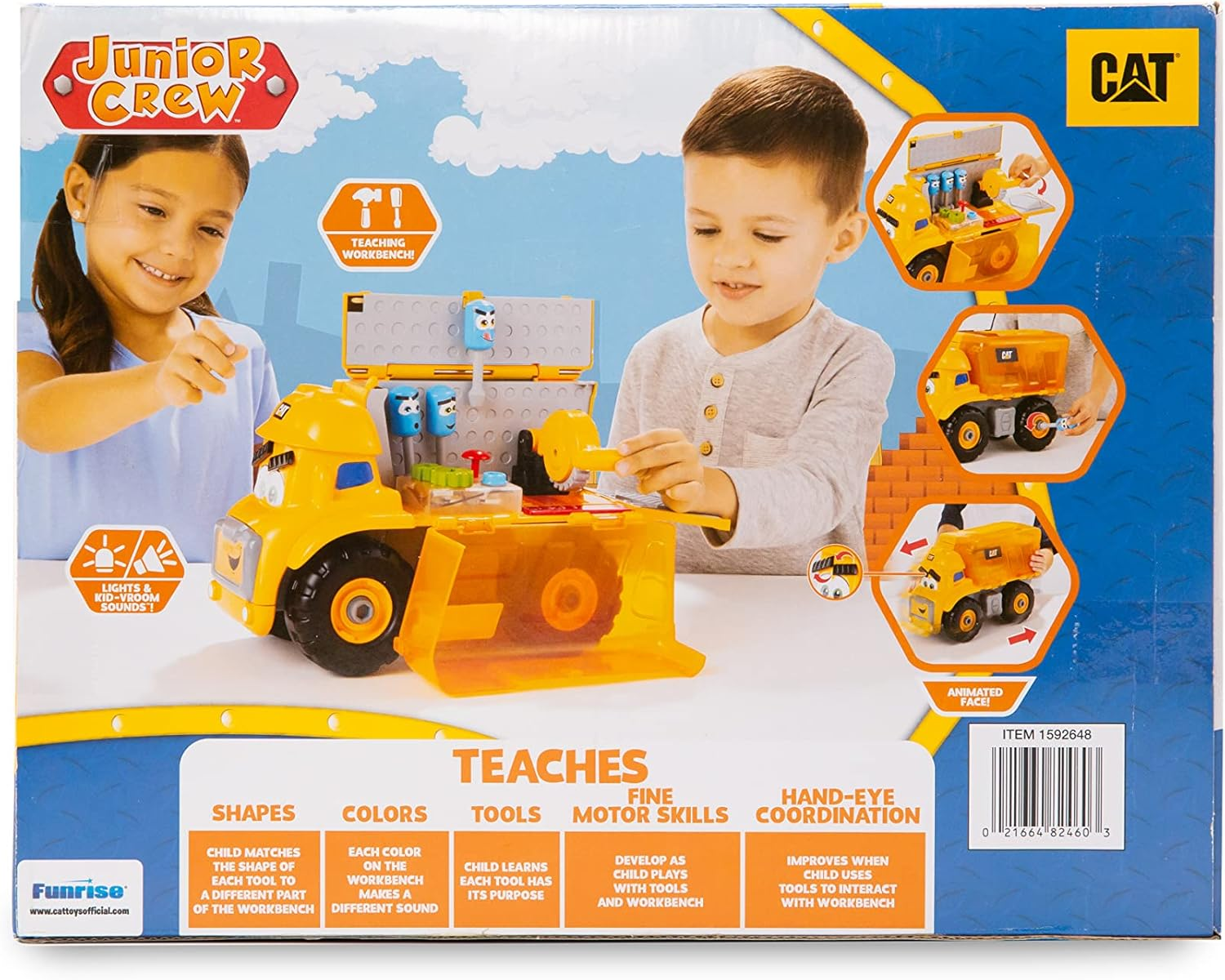 Cat Junior Crew Fix-It Phillip Truck Toy image number 2