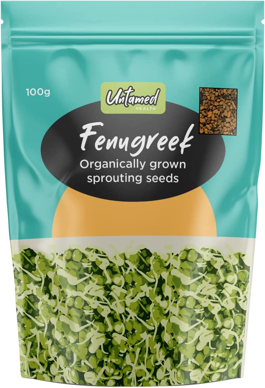 Untamed Health Fenugreek Earth Friendly Sprouting Seeds, 100G] image number 1