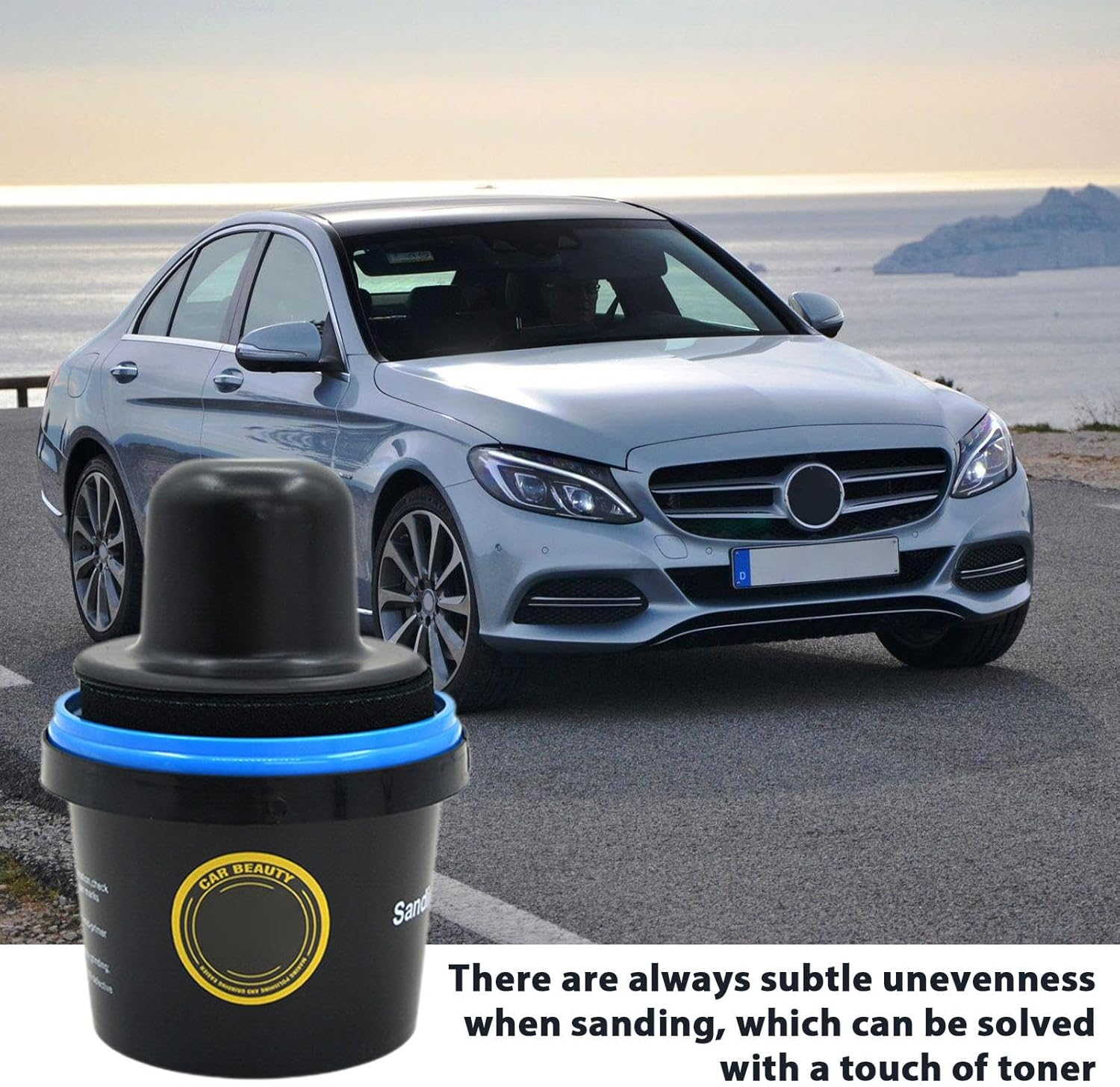 Powder for Dry Coating &ndash; Repair of Blemishes Surface in Bodywork, Pigment Powder for Base Coating, Black Guide Coating Powder, Leak Proof, P image number 2