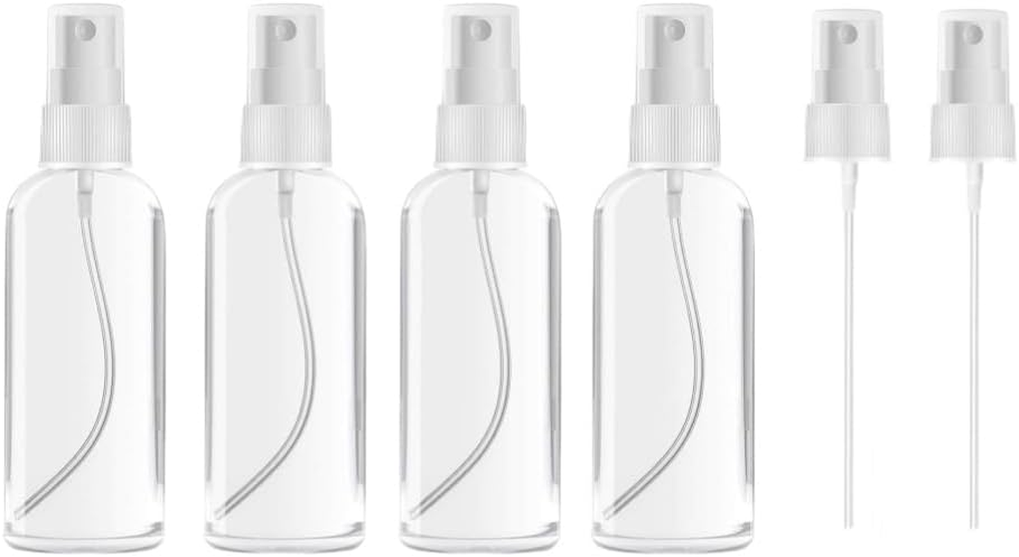 4 Packs of Portable Mini Spray Bottles, Refillable Sprayers, for Travel, Cleaning and Skin Care Sprayers image number 4