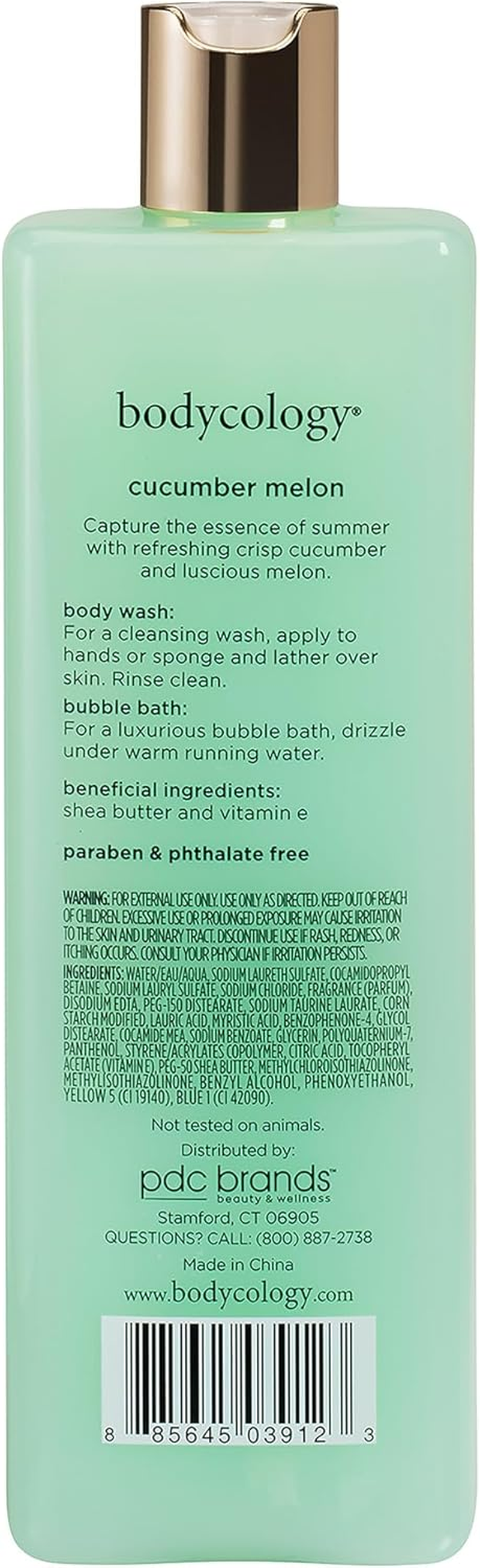 Bodycology Cucumber Melon for Women 16 Oz Body Wash image number 2