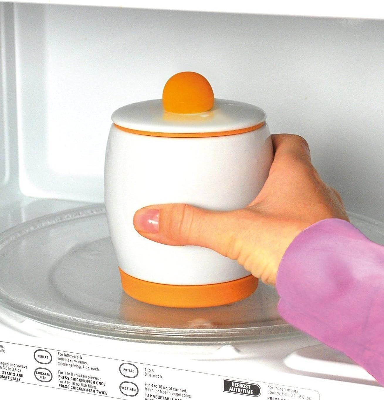 NEW Egg-Tastic Microwave Egg Cooker & Poacher for Fast & Fluffy Eggs Eggtastic