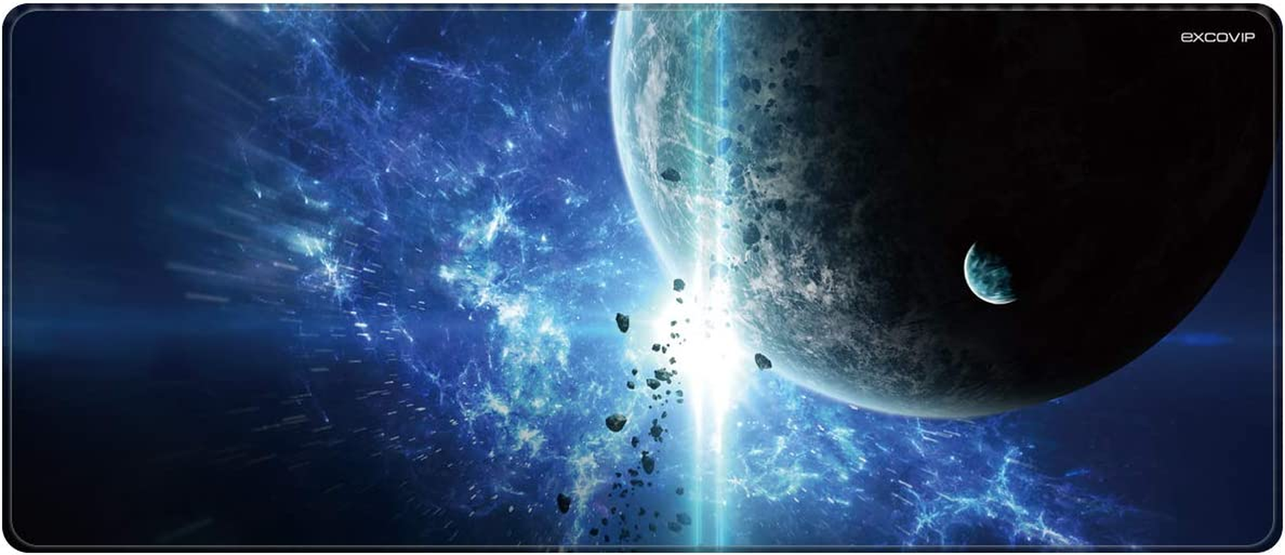 Mouse Pad-Exco Thick Smooth Extra Large Gaming Mat Smooth Surface Non-Slip Rubber Mouse Pad with Designs for Office and Gamers (Dawn) image number 6