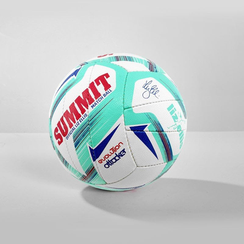 SUMMIT Liz Ellis Evolution Attacker Netball - High-Performance 18-Panel Eva-Foam Netball Designed by Liz Ellis for Advanced Attackers - Size 5 image number 1