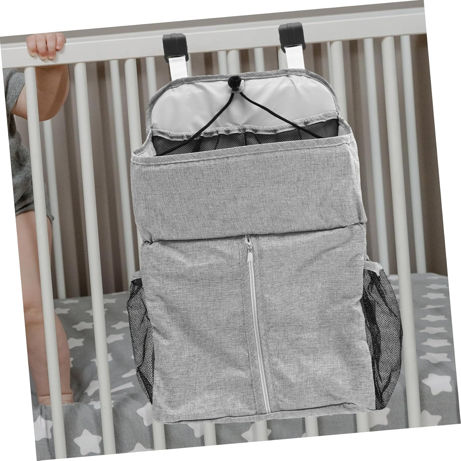 Bag Diaper Bags for Newborn Organize Baby Nappies Items Storage Hanging Bag Partiti image number 2