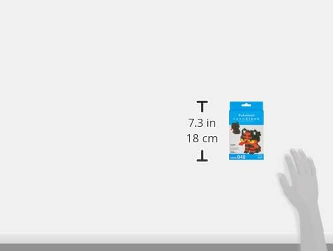 Nanoblock - Pokemon - Litten (Box of 12), Nanoblock Pokemon Series image number 2