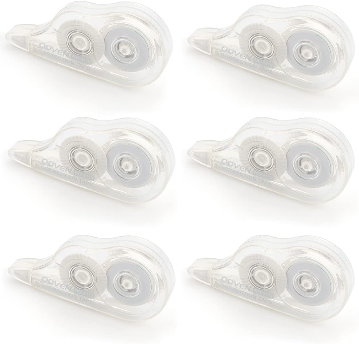 Correction Tape, 6 Pcs White Out Tape, 18M/59Ft Transparent Correction Tape for Note Taking image number 1
