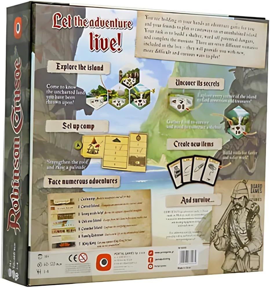 Portal Games Robinson Crusoe Board Game, Multi-Colored