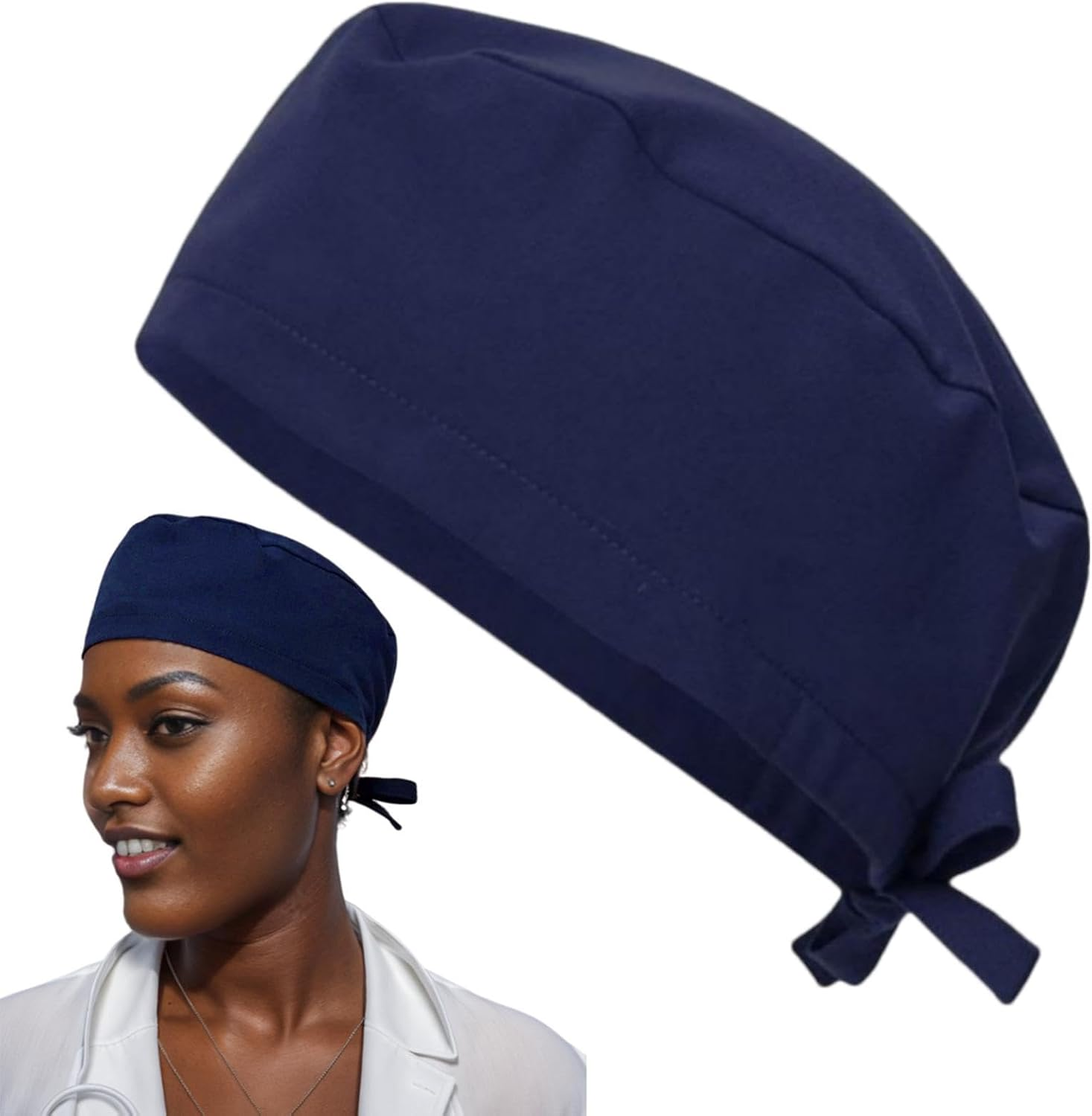 Surgical Cap - Work Hat Cotton Surgeon Caps,Surgical Headwear, Nurse Scrub Cap, Doctors, Nursing Caps for Nurses, Dentists, Pharmacists, Vets, Personnel