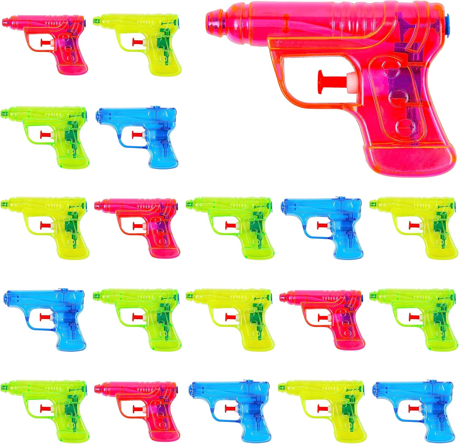 THE TWIDDLERS 20 Small Water Pistol Toys for Boys and Girls - Party Bags for Children'S Birthday, Party Favours, Pool & Beach Parties image number 4