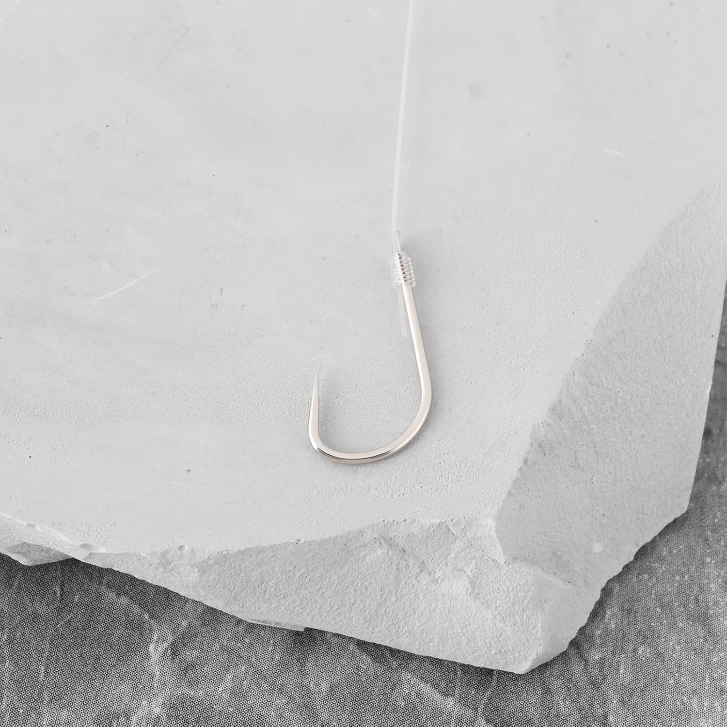 20Pcs Small Barbless Fish Hooks with 45Cm Line Suitable for Fishing Grass Crucian Carp