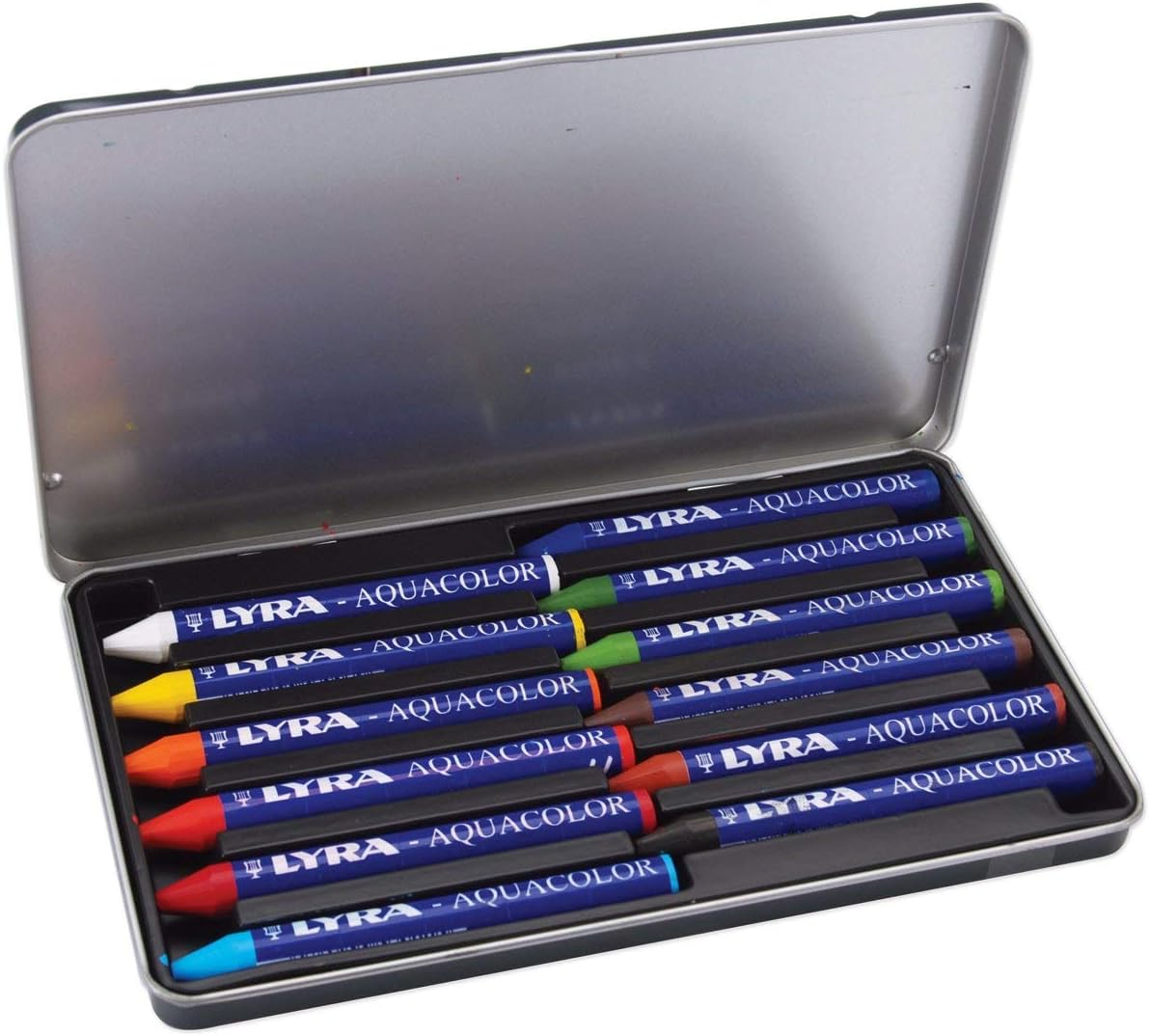 Lyra Aquacolor Wax Crayons Marker (12-Pieces Set) image number 4