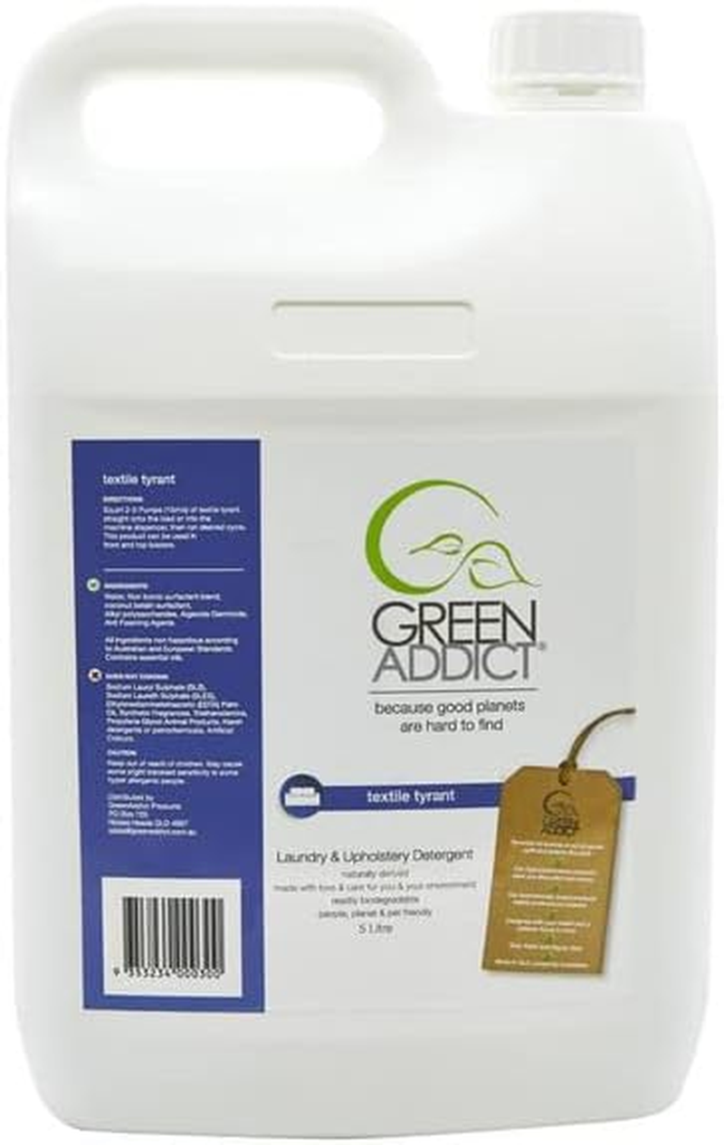 Green Addict Textile Tyrant Fabric and Carpet Cleaner 5 Litre, White image number 1
