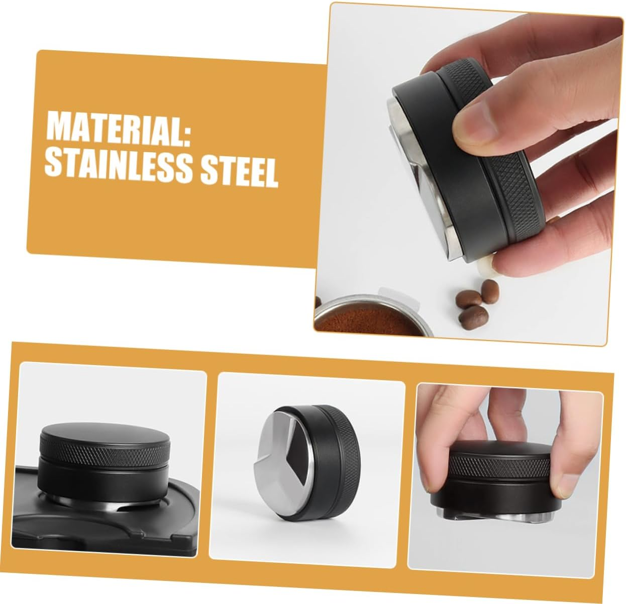 COSMEVIVI Precision Espresso Distributor Leveler Grounds Press Tool Espresso Coffee Machine Compatible image number 1