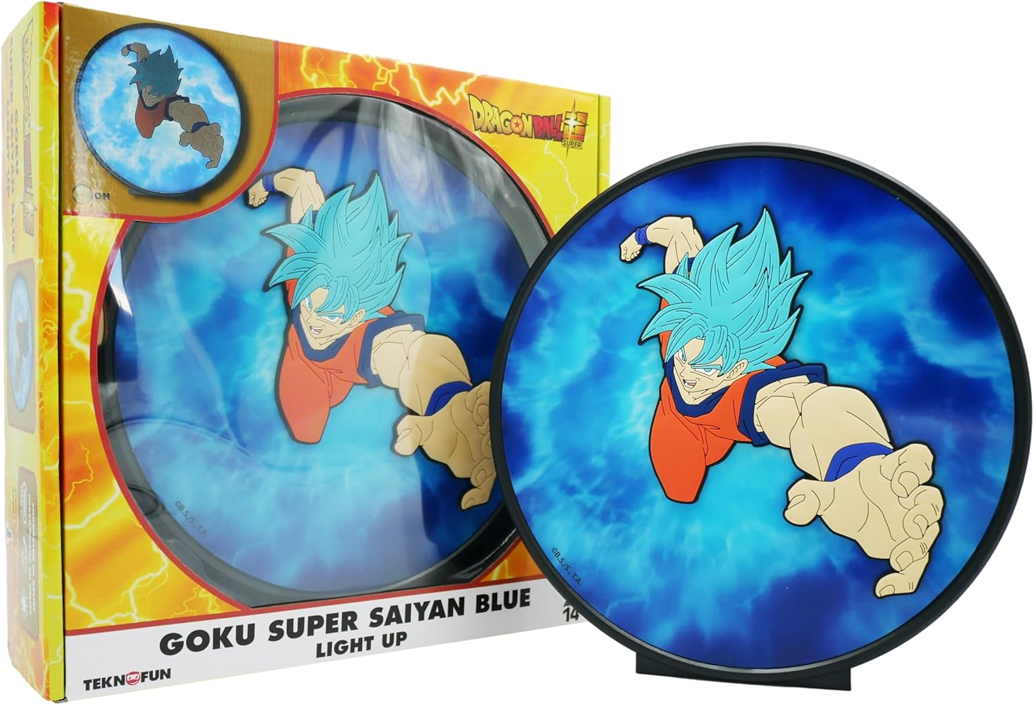 Dragon Ball SUPER - Goku Super Saiyan Blue Light Decoration - 20Cm - USB-C image number 6