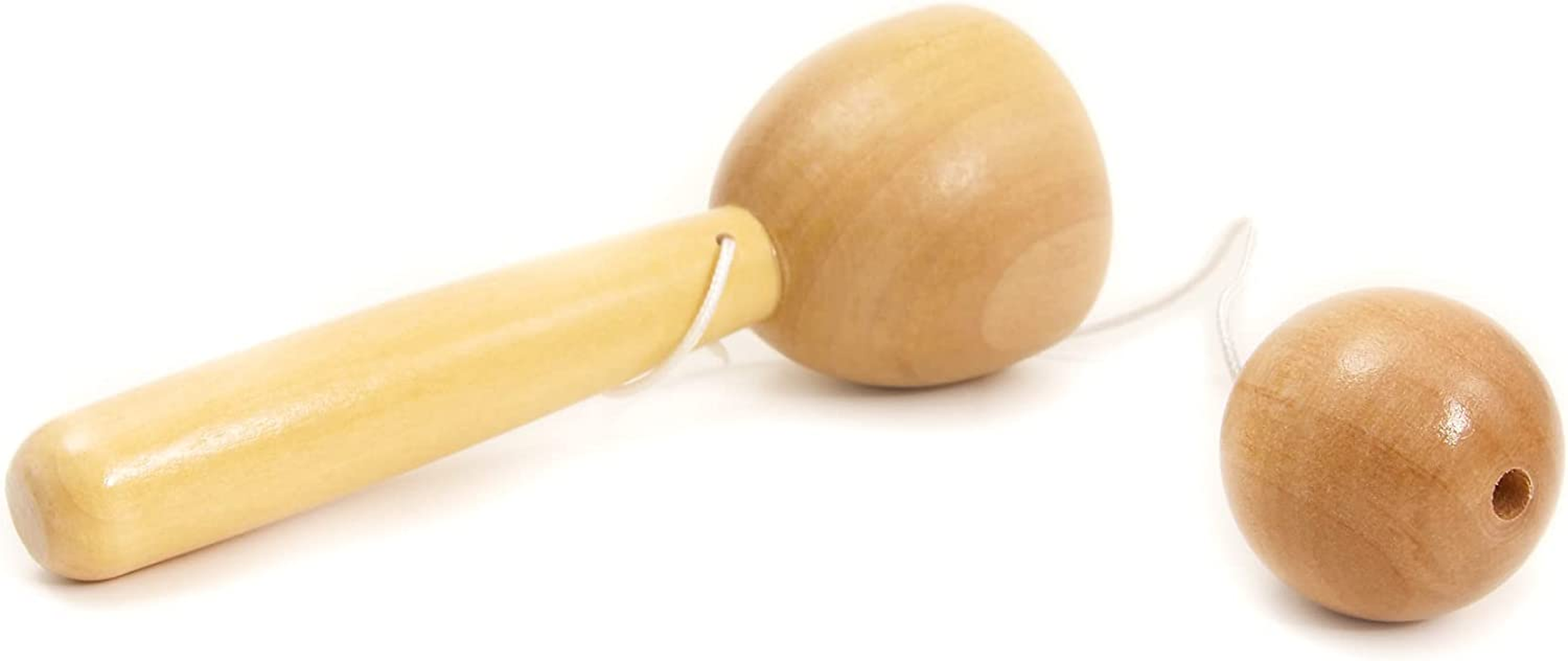 House of Marbles Wooden Cup and Ball, a Traditional Victorian Hand-Eye Coordination Toy of Skill, Dexterity and Fun for Kids Who Play Throw and Catch to Learn Balancing and Control image number 1