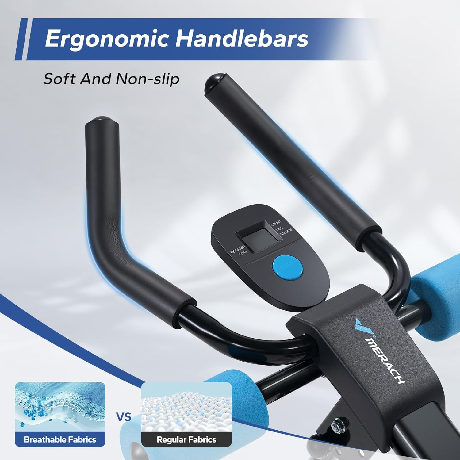 MERACH Ab Machine Workout Bench Press, Ab Workout Gym Equipment, Adjustable Ab Trainer Machine for Abs Equipment Home Workout at Home Gym Multi Station, Foldable, Knee Protection Abdominal Trainer image number 4