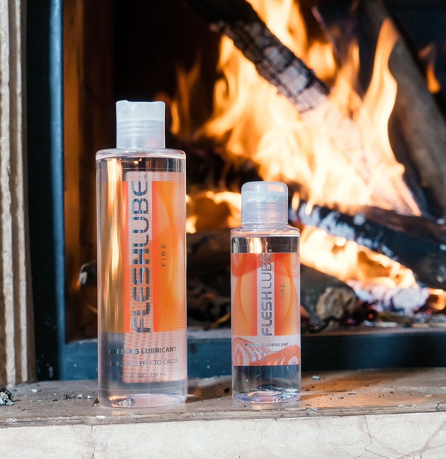 Fleshlight'S Fleshlube Fire | Large 8 Ounce Lube | for a Gentle Tingling Warmth