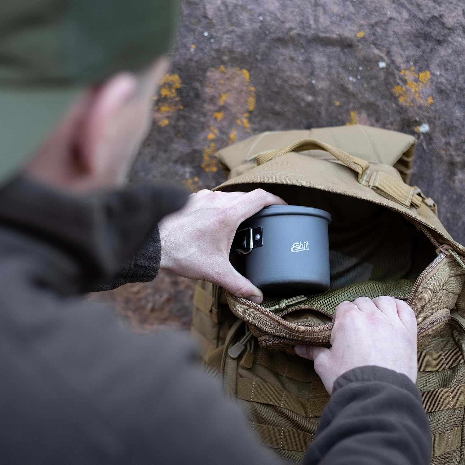 Esbit Camping Outdoor Pot Cooker Aluminum Pot image number 5