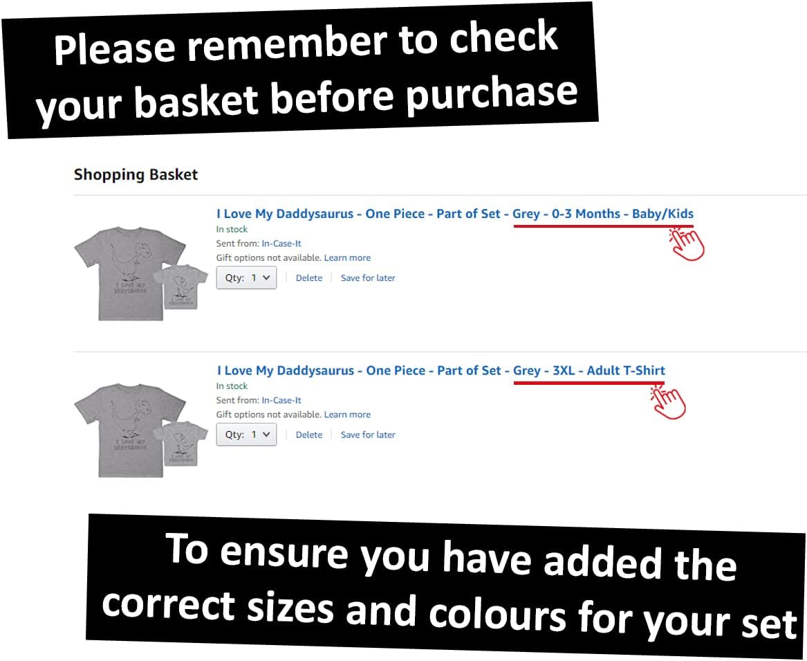 Zarlivia Clothing Most Awesome Daughter - Matching Father Baby Gift Set - Mens T Shirt & Baby Bodysuit - White - Medium & 0-3 Months image number 2