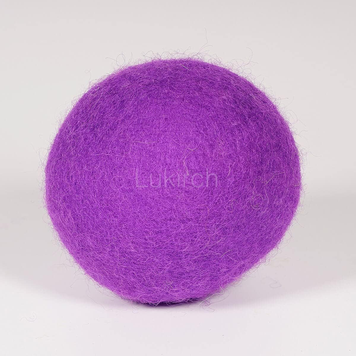 Wool Dryer Ball XL, Organic Eco Premium 100% Natural Fabric Laundry Softener, Shortens Drying Time, Reusable, Reduce Wrinkles and Static Cling, Handmade with 100% New Zealand Wool (6-Colors) image number 3