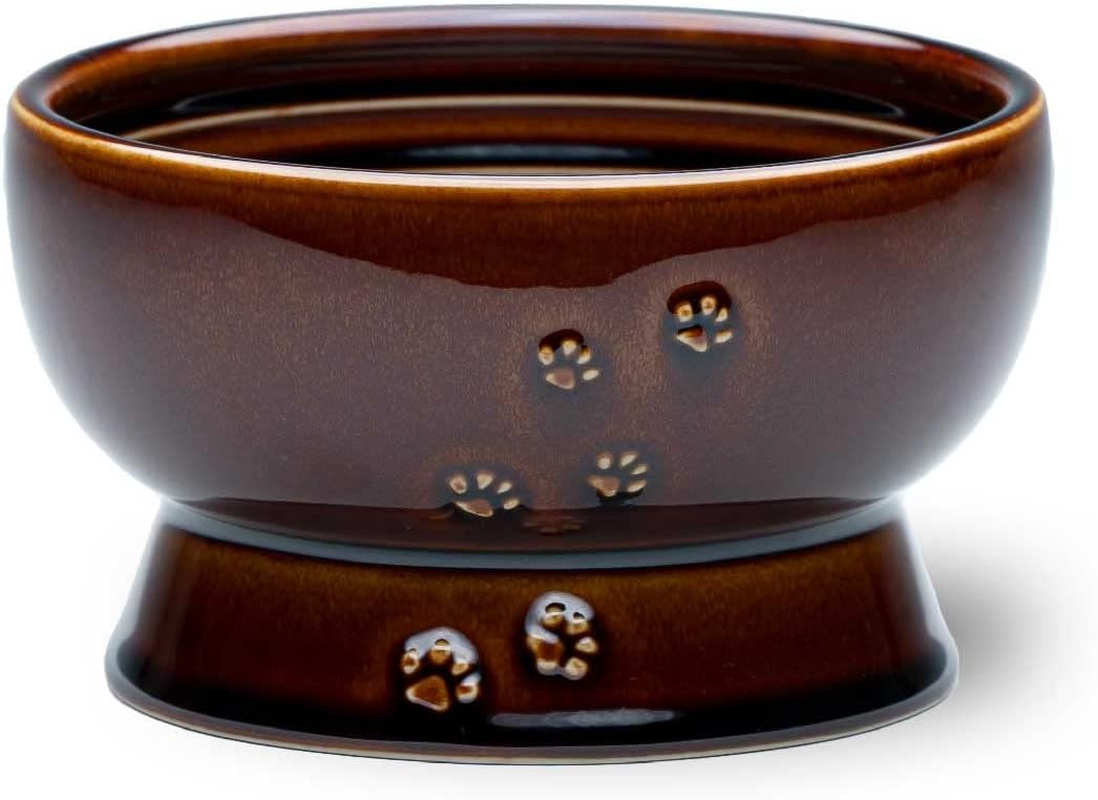Neko-Ichi Food Bowl with Legs for Cats, Mino Ware, Made in Japan (Blue, Food)