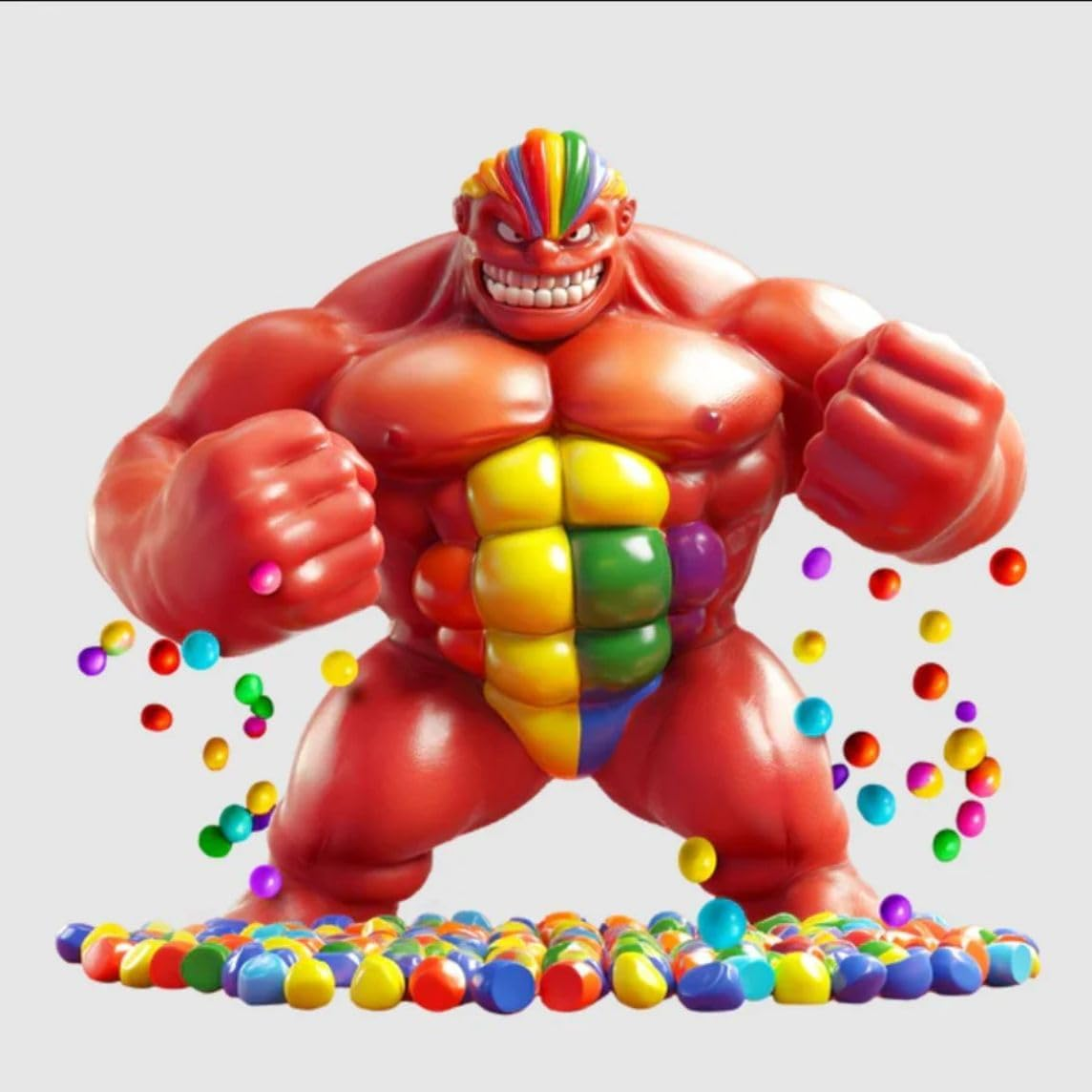 Black Wolf Nutrition Pre 40 Serves Skattered Rainbow Candy Extreme Potency Pre-Workout