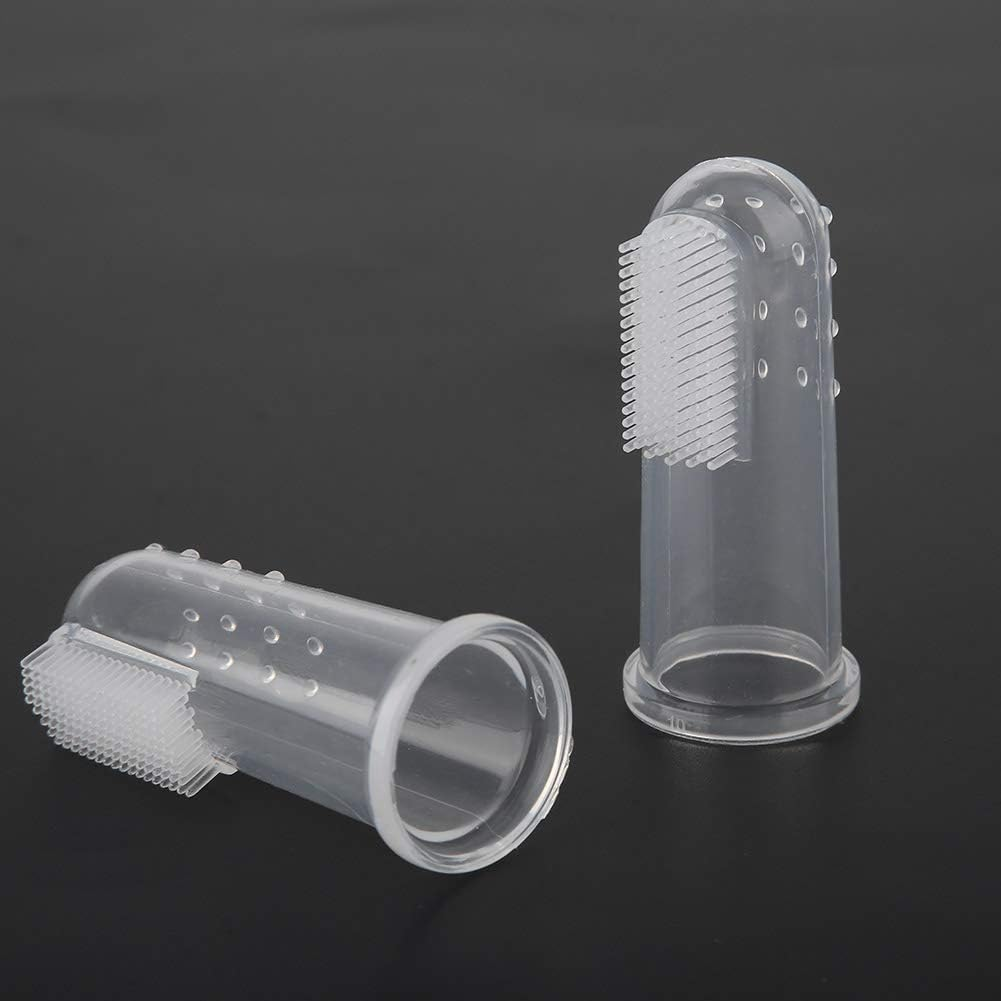 10Pcs Finger Toothbrush - Silicone Pet Finger Toothbrush for Dogs and Cats - Extra Soft Silicone Bristles, Easy Teeth Cleaning for Dog Dental Hygiene, Convenient to Use image number 3