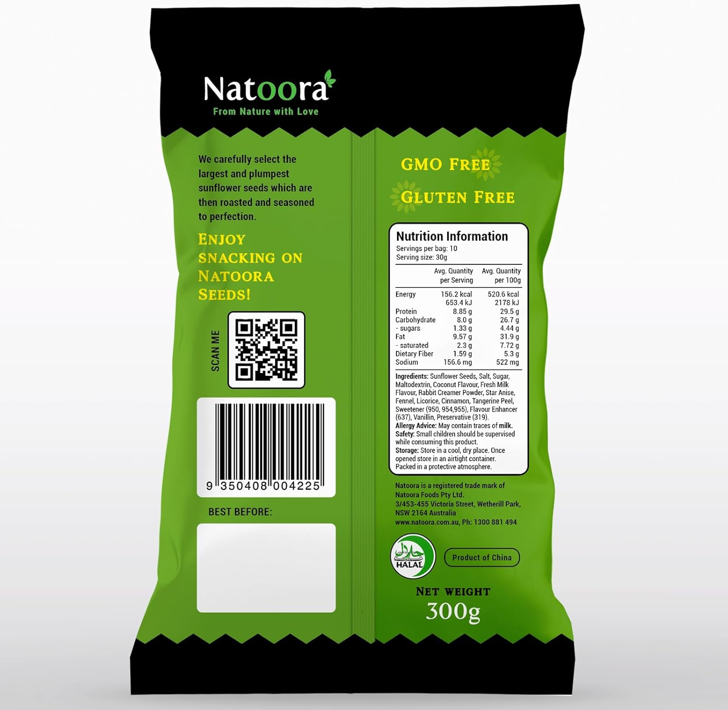 Jumbo Sunflower Seeds - Coconut Flavour (6X300 G)