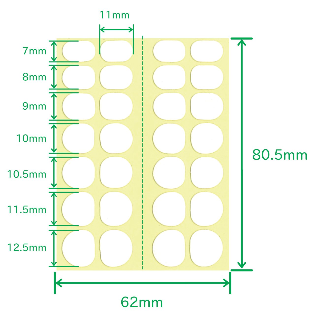 Nails Magic Double Sided Tape 025 Value Pack of 50 image number 1