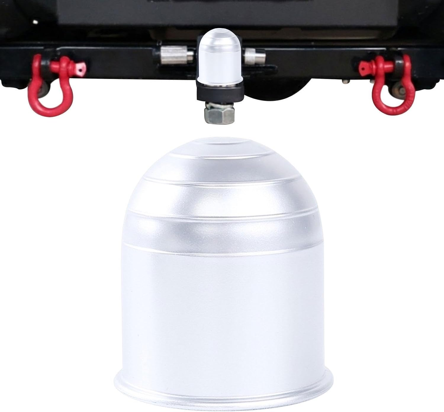 Tow Ball Cover Cap,Trailer Hitch Ball Cover,Hitch Caravans Trailer Towball Protector,Un Iversal Hitch Caravans Towball Protector Auto Tow Bar Ball Cover Cap for Car, Trailer, RV image number 6