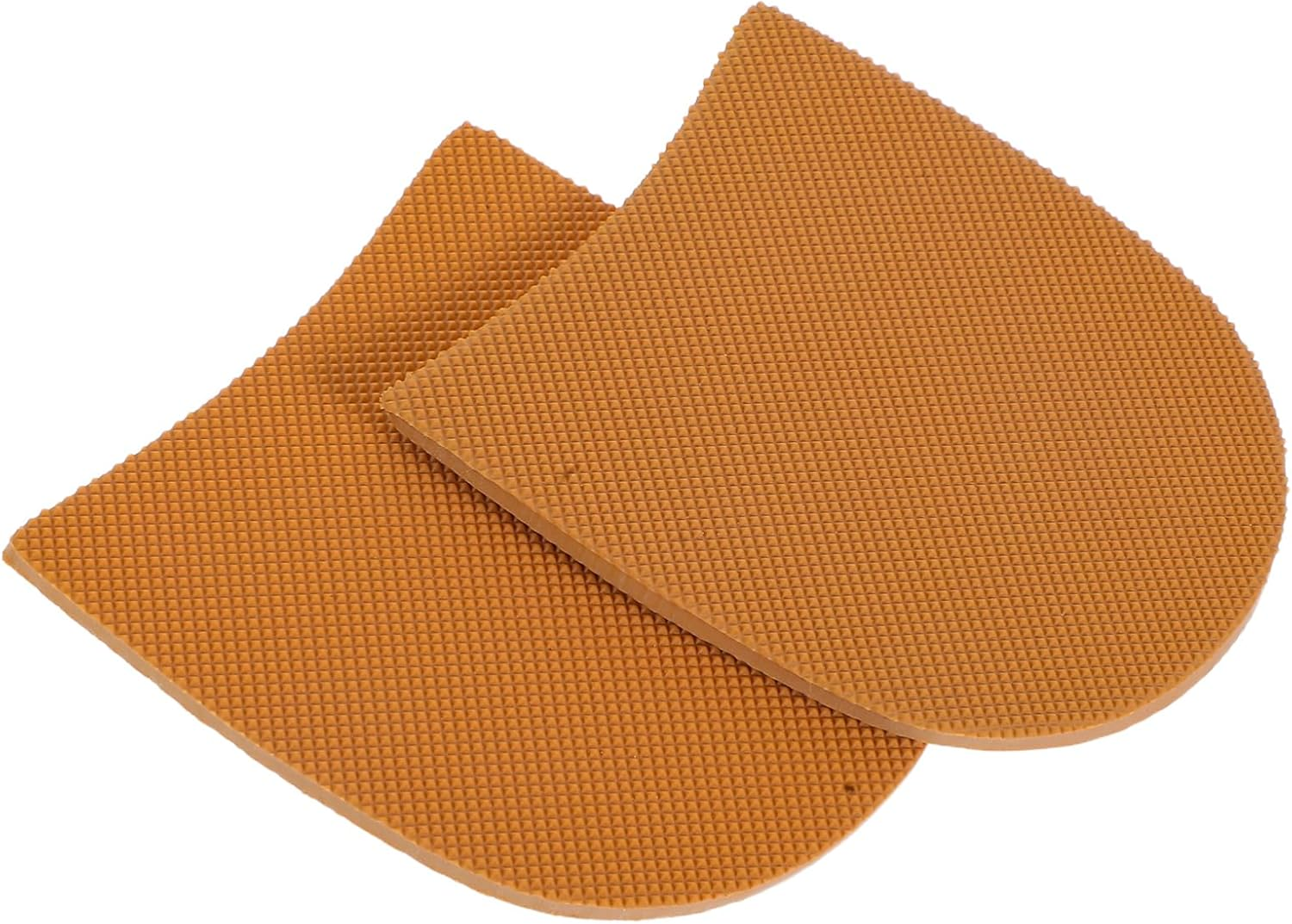 Baluue Shoe Heel Repair Pads - 2Pcs Anti-Slip Rubber Shoe Heel Repair Replacement Pads Kit for Women Men Easy Application Comfortable Walking