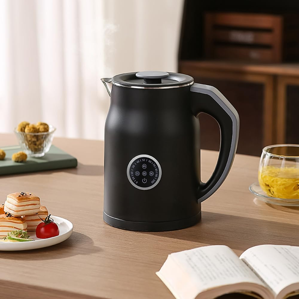 Electric Kettle, Electric Tea Kettle for Boiling Water, 1.2L 1000W Double Wall Stainless Steel Water Boiler Heater, 4 Temperature Control Teapot, Auto Shut-Off, Boil-Dry Proof Coffee Tea Pot