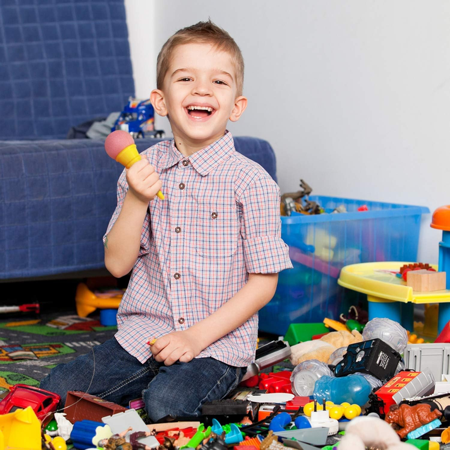 Novelty Place 7" Ice Cream Shooters Toy, Pack of 12, 7 Inch Size Plastic Cone and Foam Ball with Multiple Colors, Interesting Toys for Children'S Party image number 5