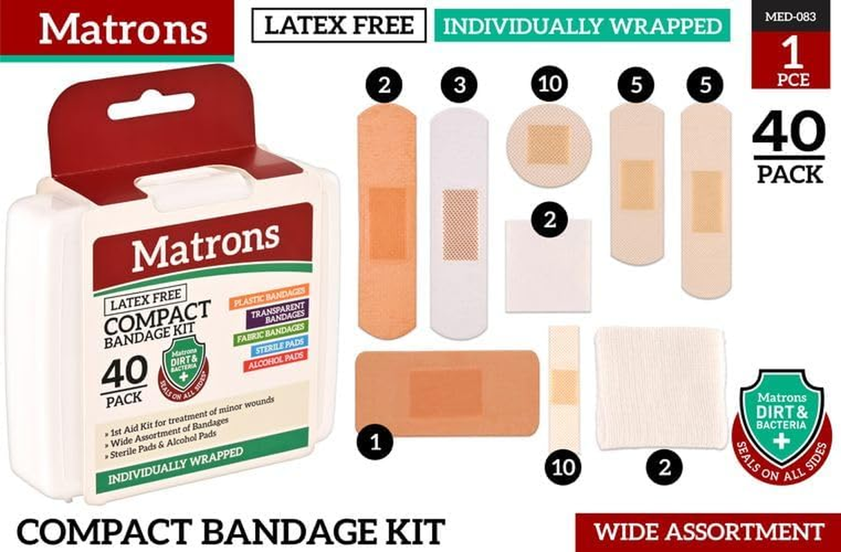 Matrons Essential First Aid Kit 40-Pieces image number 2