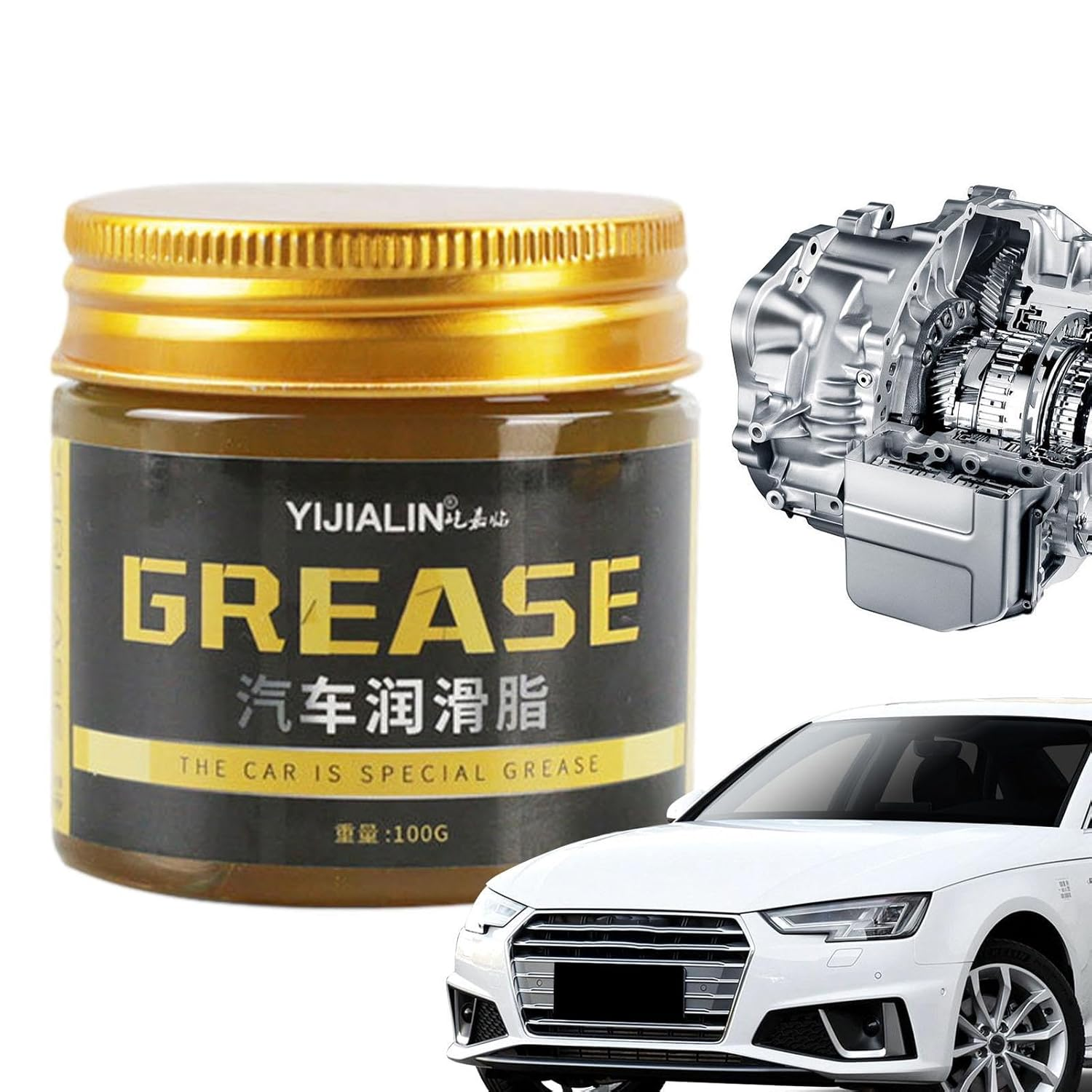 Marine Wheel Bearing Grease - 100G Mechanical Bearing Gear Lubricating Grease,Wear Resistant High Temp Wheel Bearing Grease for Vehicles, Tractors, Buses, Trucks image number 4