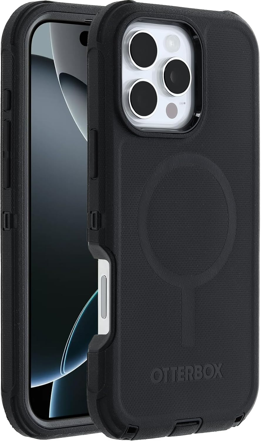 Otterbox Iphone 16 Pro Max Defender Series Case - Black (Single Unit Ships in Polybag)