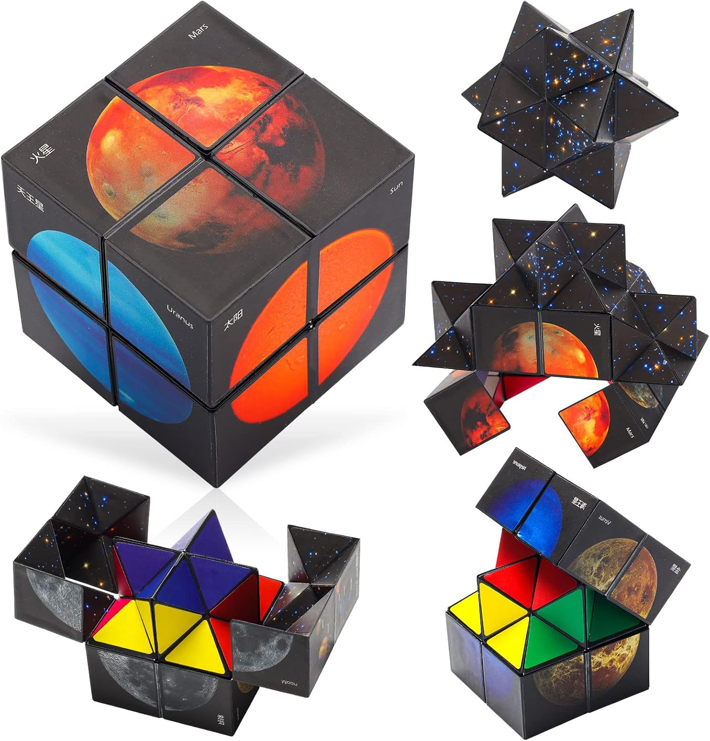 Boys Toys Age 6 7 8 9 10: Boys Gifts Age 9-10-12 Kids Toy Educational Fidget Toys Adults ADHD Infinity Cube IQ Puzzles for 5-13 Year Old Boy Teen Sensory Toys Game 6 7 8 9 Year Old Boy Gifts image number 5