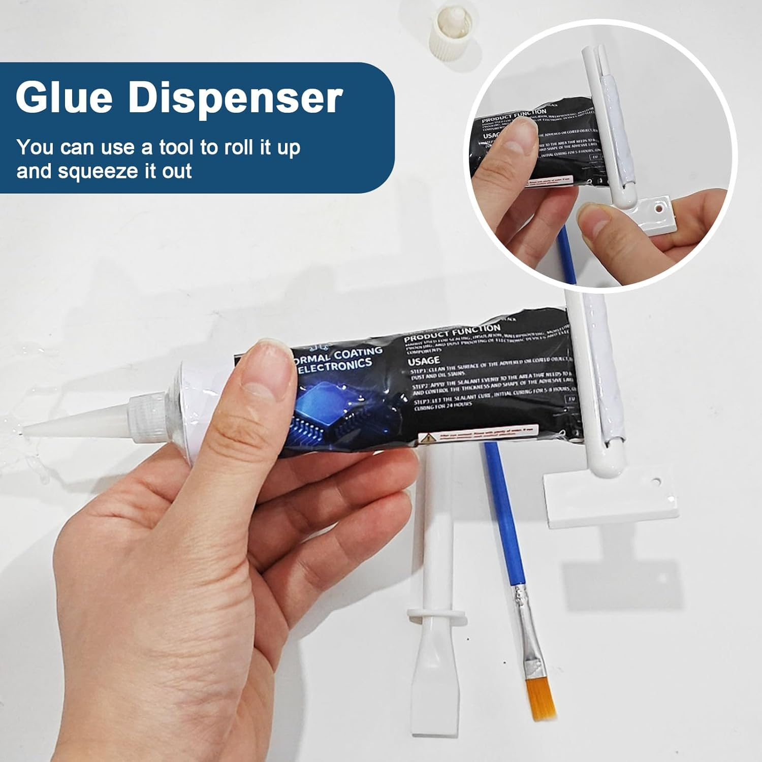 100Ml Conformal Coating for Electronics, Silicone Conformal Coating Insulating Sealant, Waterproof & Heat Resistant, for Circuit Board and Component Protection image number 4