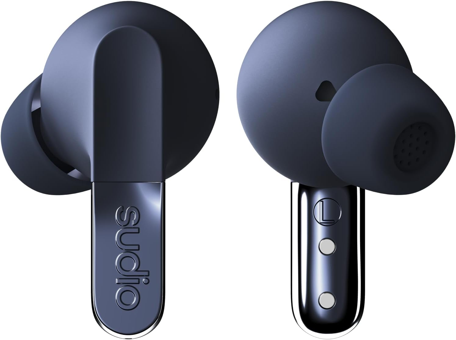 Sudio N3Pro Steel Blue - the Day-To-Night Noise Cancelling Earbuds. Active Noise Cancellation (35Db), 5.5 Hours Playing Time, IPX4, Microphone to Take Calls, Bluetooth 5.4 image number 2