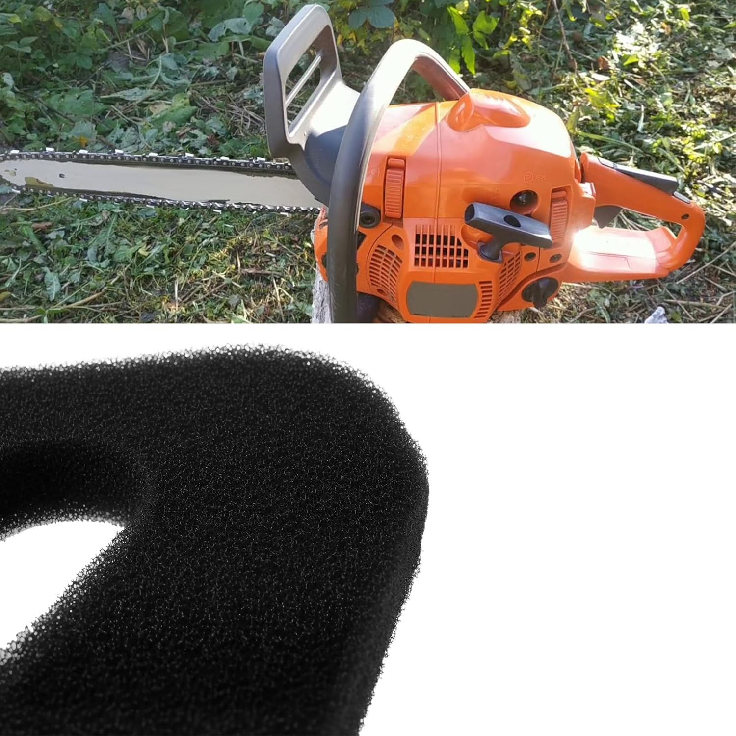 4Pcs Foam Air Filter Compatible with Husqvarna 135R 336FR 336FRD Brushcutter PN 576215301 576 21 53-01 image number 2