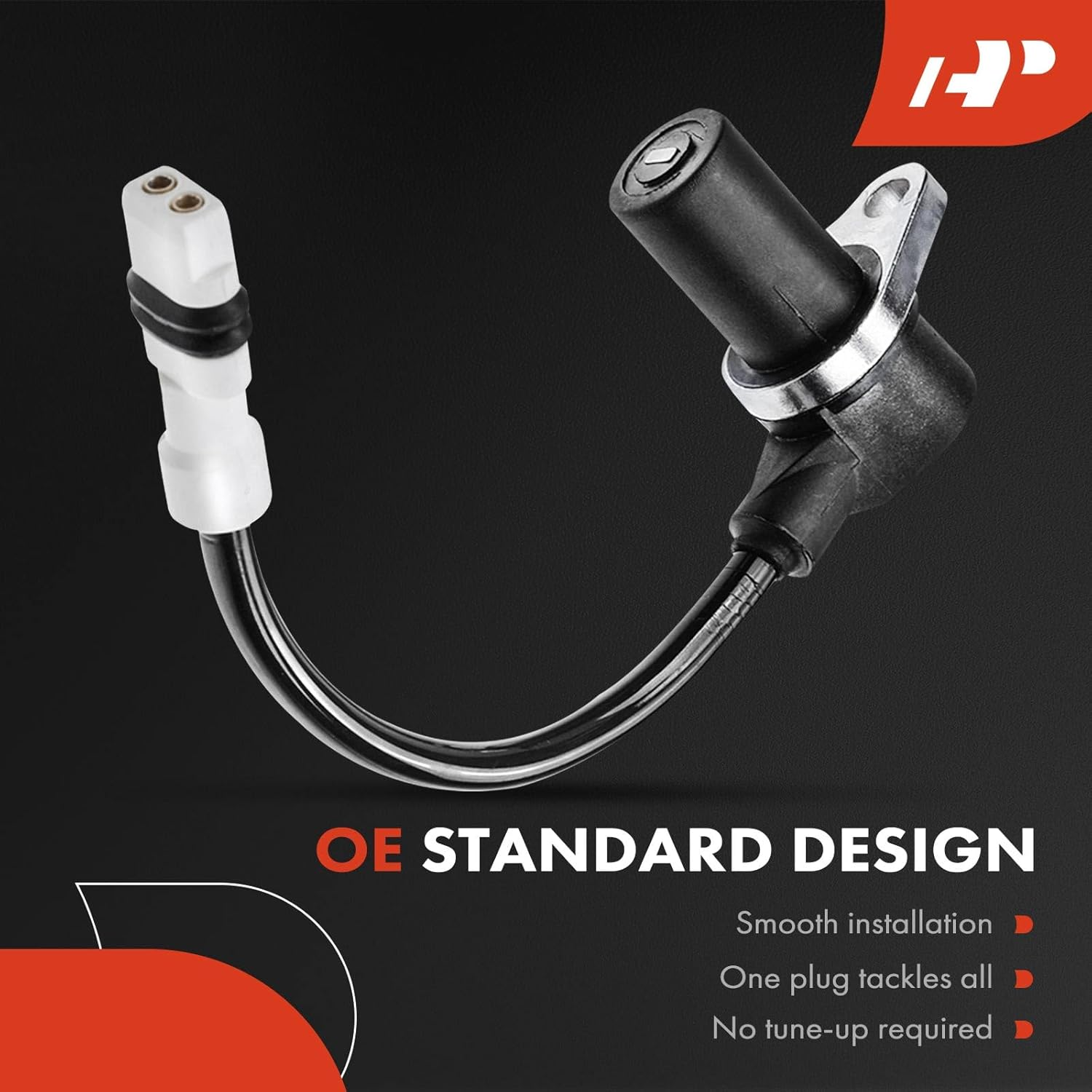 A-Premium ABS Wheel Speed Sensor Compatible with Porsche 911 1999-2005 Boxster 1997-2004 Front or Rear image number 1