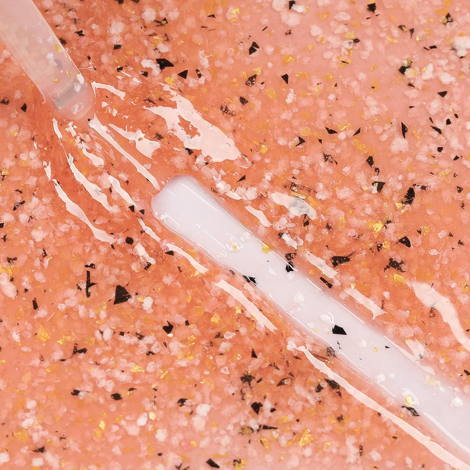 Bluesky Dancing Dahlia Flower Gel Nail Polish 10 Ml, Orange image number 4