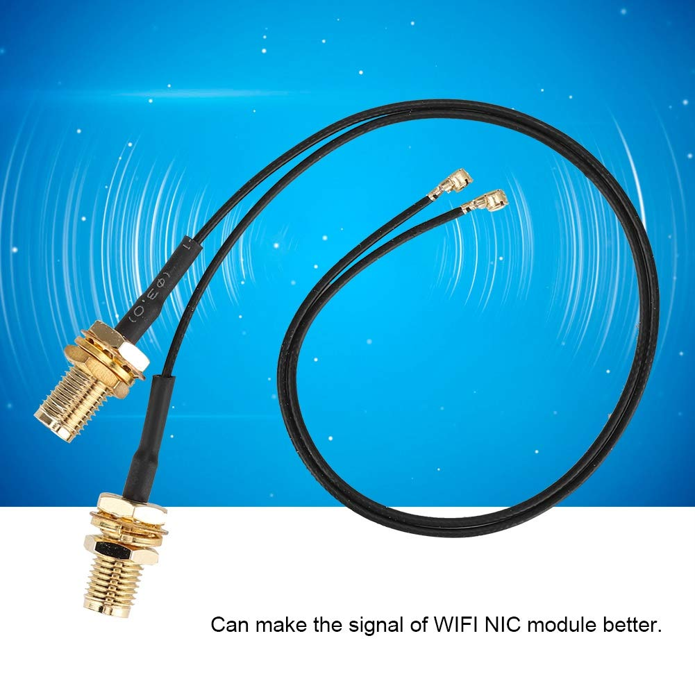 4PCS M.2/NGFF Network Card Cable, Wifi Antenna Cable, IPEX 4 to RP‑SMA Male Extension Cable for 9260NGW /7265AC/9650AC /BCM94360 Network Card Wifi Adapter image number 6