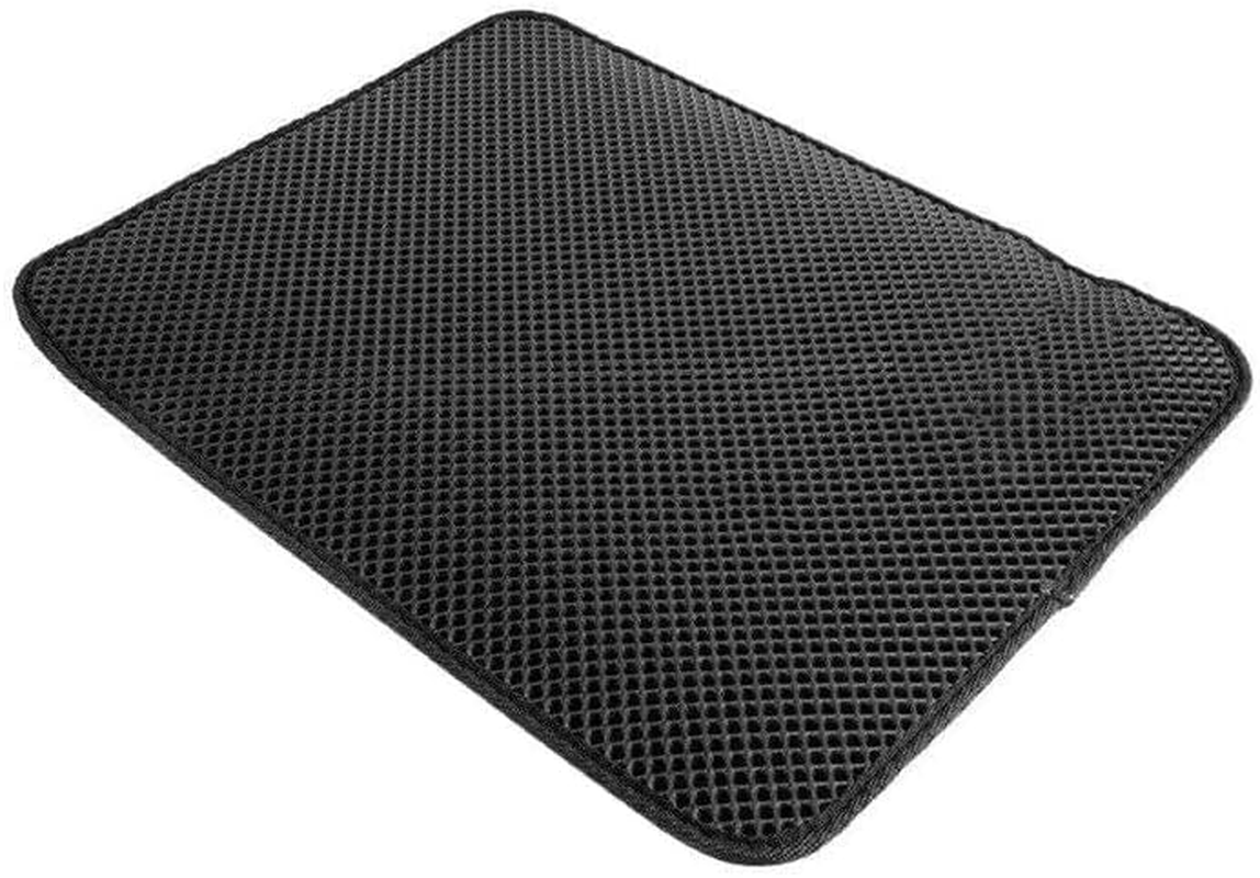 AIMALL Double-Layer Cat Litter Mat Waterproof Trapper Foldable Pad Pet Rug Home Urine - Efficient Urine & Litter Control image number 1